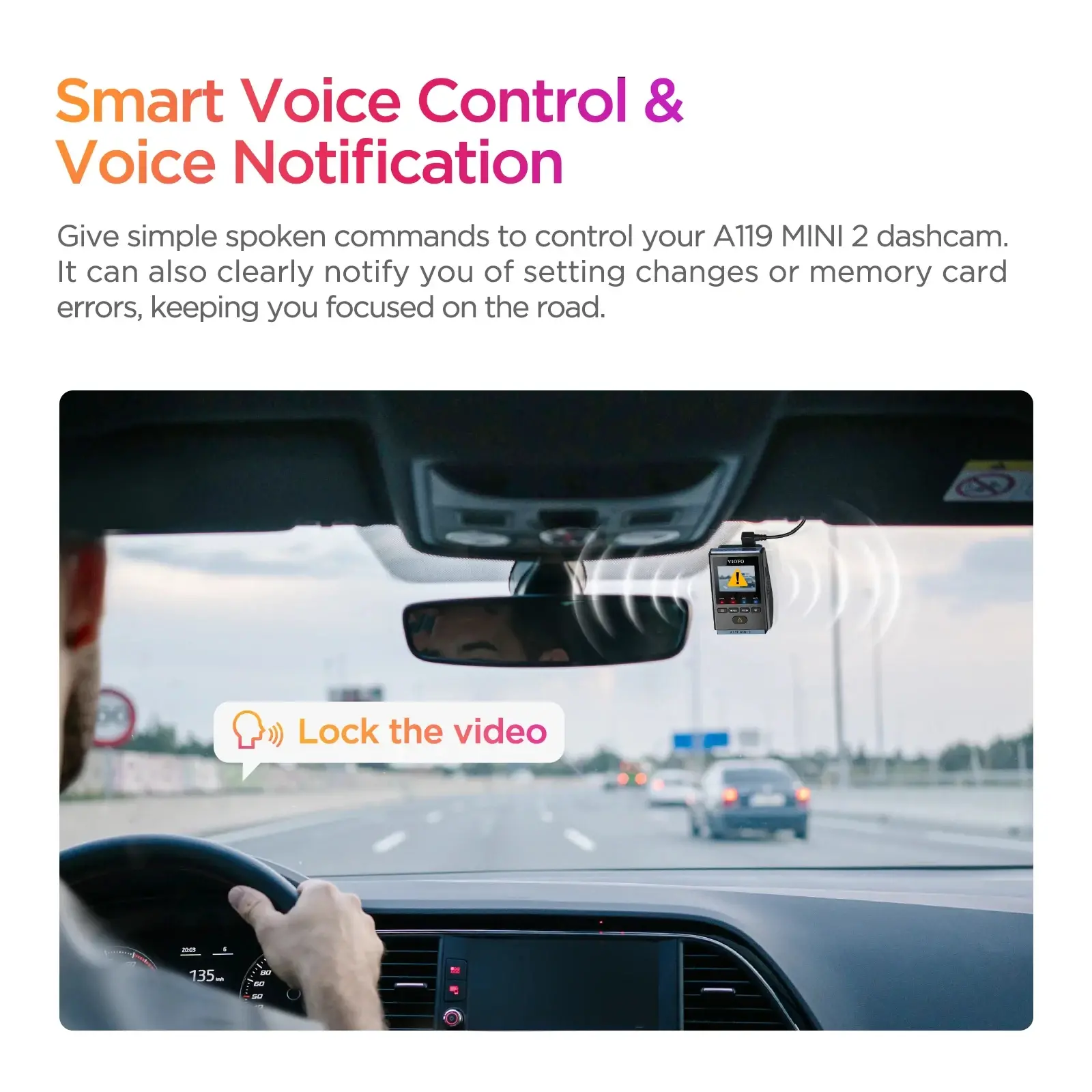 VIOFO Видеорегистратор Dash Cam A119 MINI 2 - GPS Module, 2K HDR, 60 FPS,  Sony STARVIS 2 - image 12