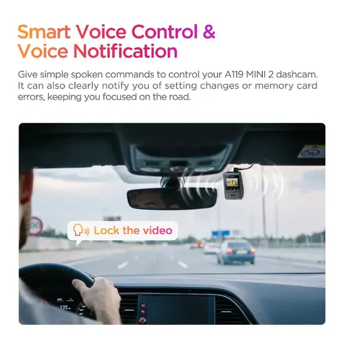 VIOFO Видеорегистратор Dash Cam A119 MINI 2 - GPS Module, 2K HDR, 60 FPS,  Sony STARVIS 2 - image 12