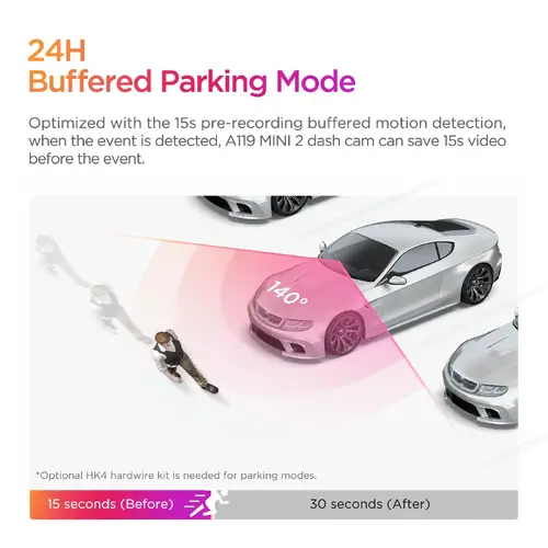 VIOFO Видеорегистратор Dash Cam A119 MINI 2 - GPS Module, 2K HDR, 60 FPS,  Sony STARVIS 2 - image 13