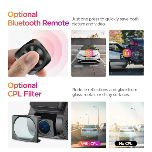 VIOFO Видеорегистратор Dash Cam A119 MINI 2 - GPS Module, 2K HDR, 60 FPS,  Sony STARVIS 2 - image 14
