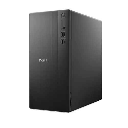 Настолен компютър, Dell Tower ECT1250, Intel Core i3 14100 (12 MB cache, 4 Cores, up to 4.7GHz), 8GB, 8GBx1, DDR5, 4800MT/s, 512GB SSD PCIe M.2, Intel UHD Graphics 730, Wi-Fi 6, Keyboard&Mouse, 180W,  Ubuntu, 3Y BO