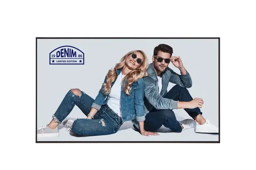 Широкоформатен дисплей, LG 55UH5N-M, 55" UHD Signage, 3840x 2160 (UHD), Slim Design, webOS 6.0, 500 nits (Typ.), 1,200:1, DCR 1,000,000:1, 8ms, Bezel Width : 8.9 mm (T/R/L), 12.9 mm (B), Speaker 10W X 2, HDMI, RS232C, Audio Out, DP IN, RJ45 IN, USB IN, PBP, 24/7, Black