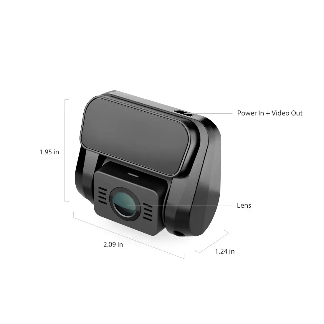 VIOFO Κάμερα αυτοκινήτου Dash Cam A129 Plus DUO - GPS, περιλαμβάνεται πίσω κάμερα - image 2