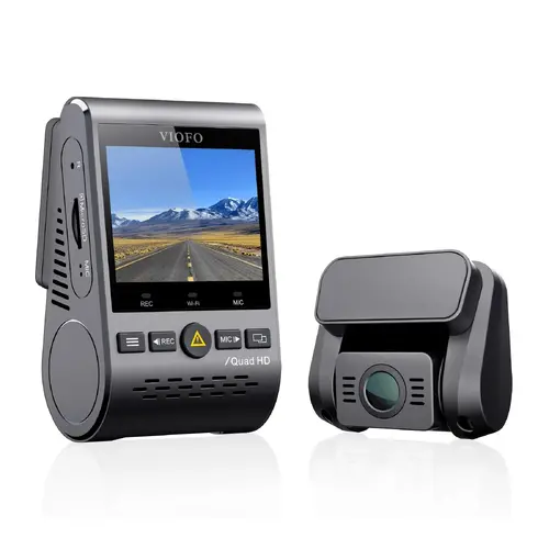 VIOFO Cameră video auto Dash Cam A129 Plus DUO - GPS, cameră spate inclusă - 1