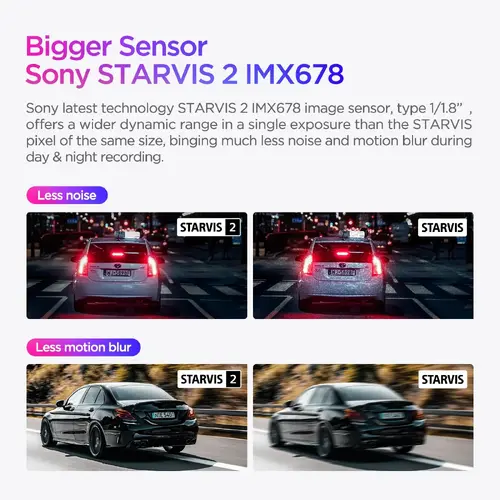 VIOFO Видеорегистратор Dash Cam A139 PRO 3 Channel - 4K UHD, Sony STARVIS 2, GPS - image 7