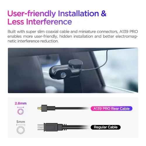 VIOFO Видеорегистратор Dash Cam A139 PRO 3 Channel - 4K UHD, Sony STARVIS 2, GPS - image 8