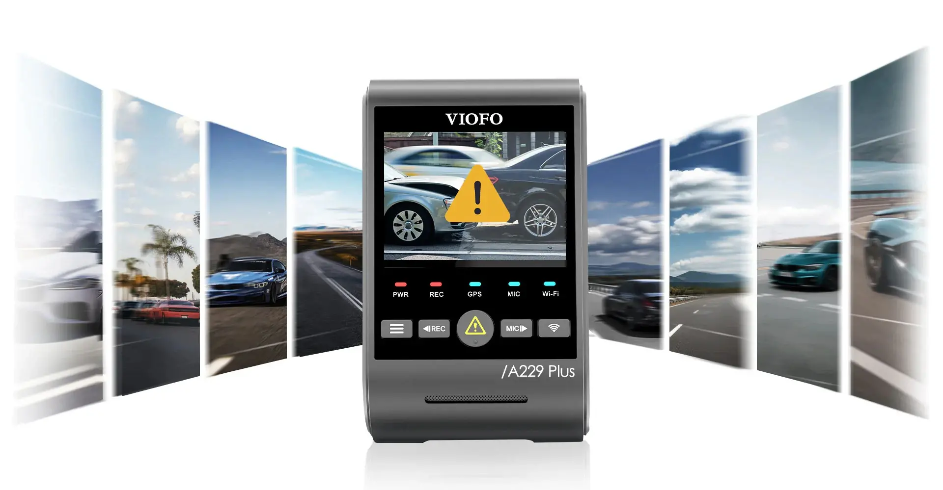 VIOFO Видеорегистратор Dash Cam A229 Plus 2 Channel - 2K, HDR, Sony STARVIS 2, GPS - image 12
