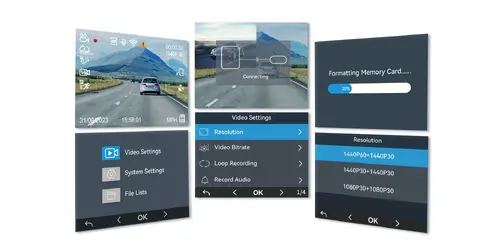 VIOFO Видеорегистратор Dash Cam A229 Plus 2 Channel - 2K, HDR, Sony STARVIS 2, GPS - image 13