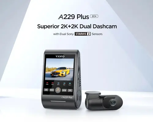 VIOFO Видеорегистратор Dash Cam A229 Plus 2 Channel - 2K, HDR, Sony STARVIS 2, GPS - image 15