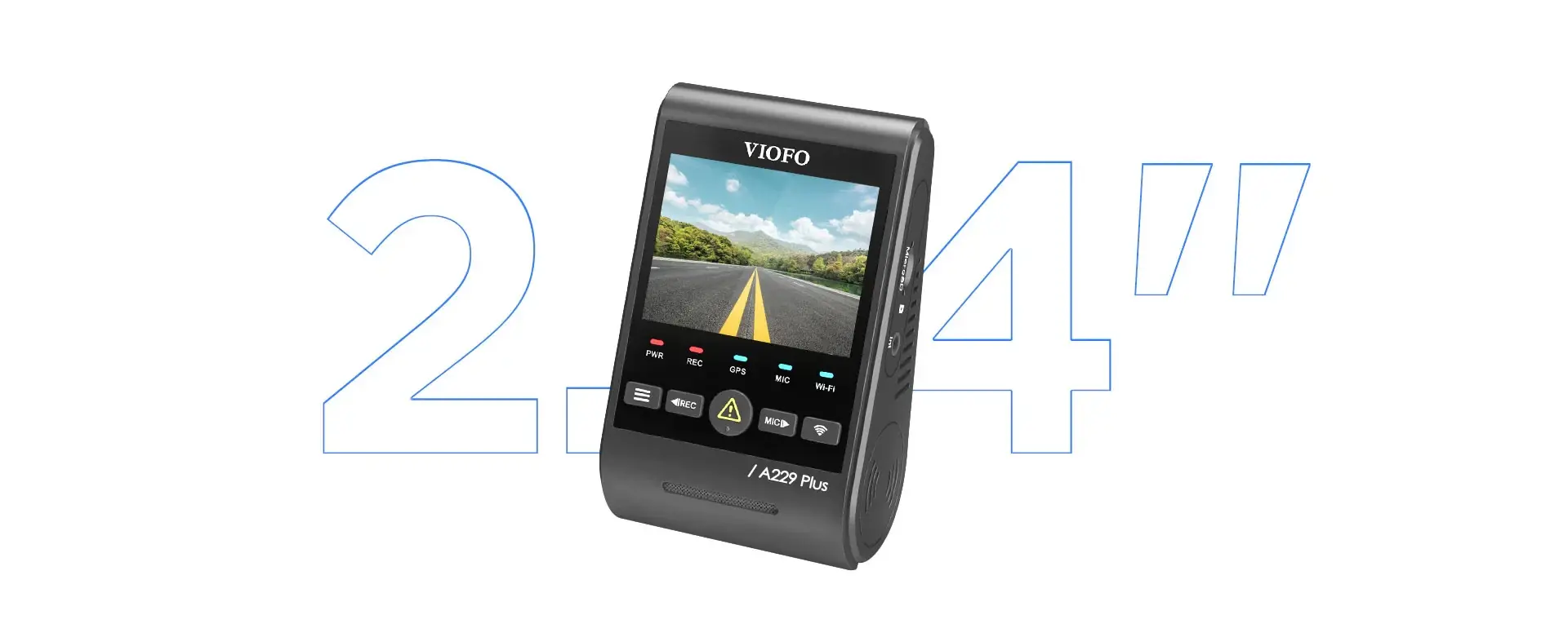 VIOFO Видеорегистратор Dash Cam A229 Plus 2 Channel - 2K, HDR, Sony STARVIS 2, GPS - image 3