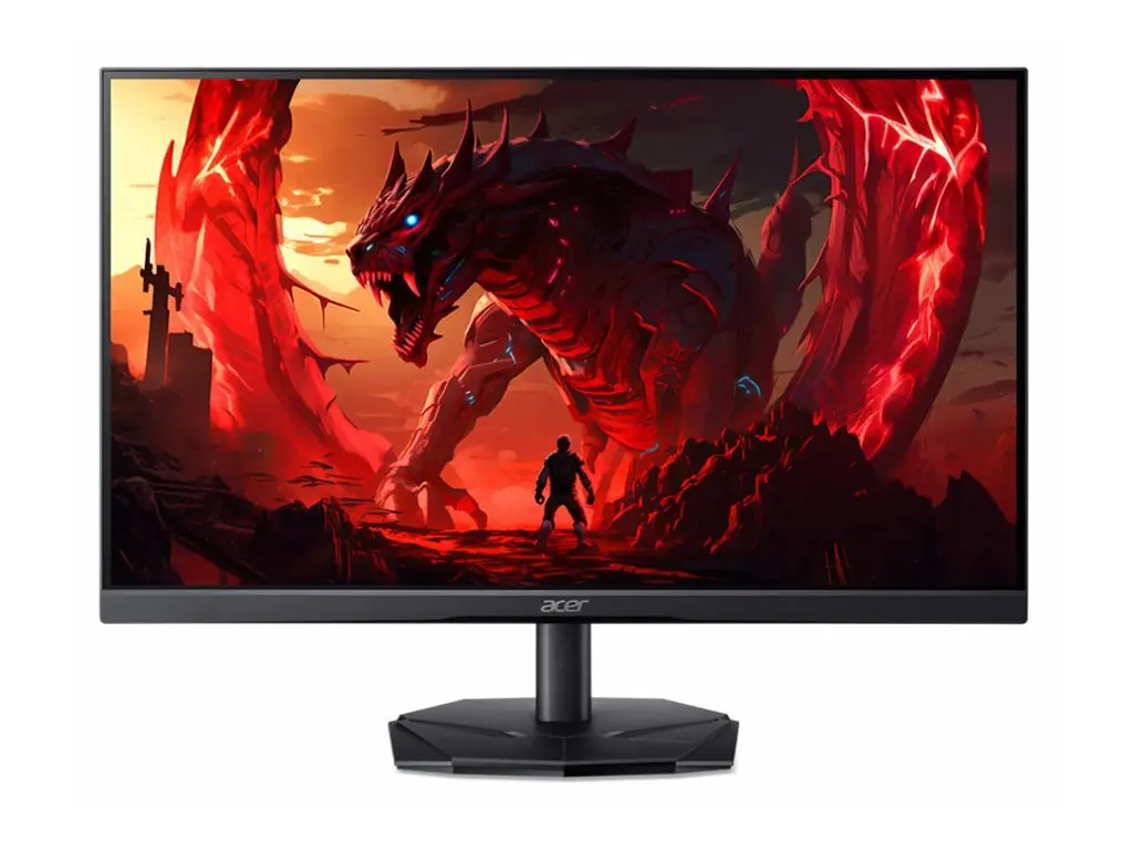 Монитор, Acer Nitro KG251QX0biip, 24.5'' FHD (1920X1080), VA, 200Hz, 100M:1, 250nits, 2ms/0.5ms(GTG)/1ms(VRB), 99% sRGB, FreeSync, 2xHDMI, DP, BluelightShield, ZeroFrame, Tilt, Vesa, Black, 2Y
