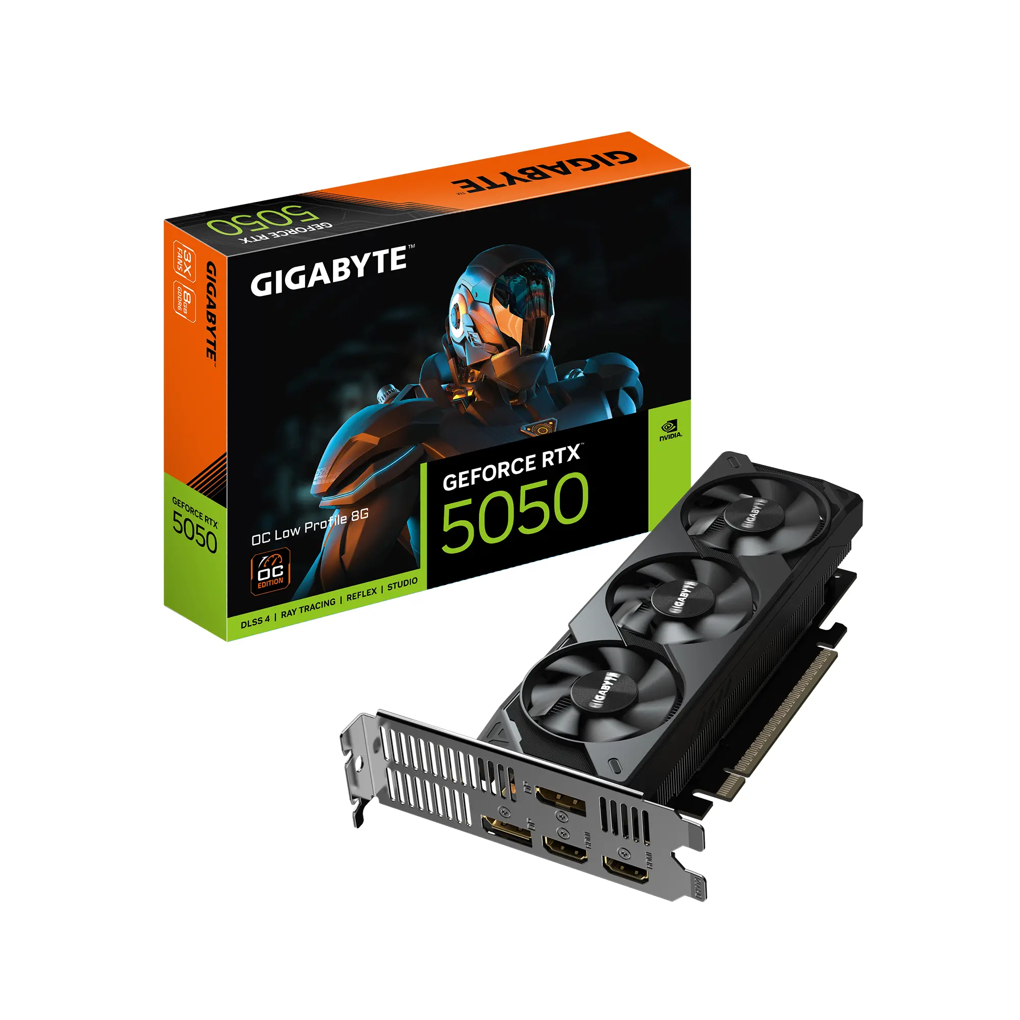 Видео карта GIGABYTE RTX 5050 OC Low Profile 8GB GDDR6 - image 7