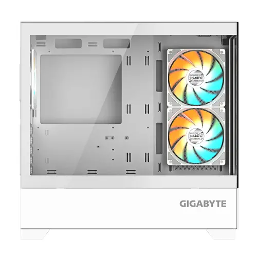 Кутия GIGABYTE C201 PANORAMIC ICE + 3 ARGB Вентилатора - image 3