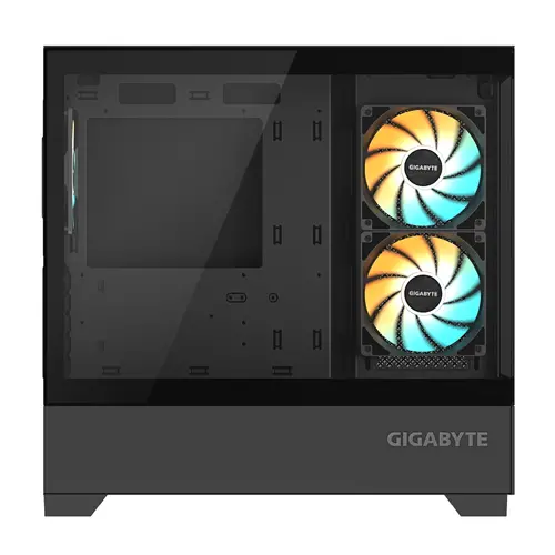 Кутия GIGABYTE C201 PANORAMIC + 3 ARGB Вентилатора - image 3