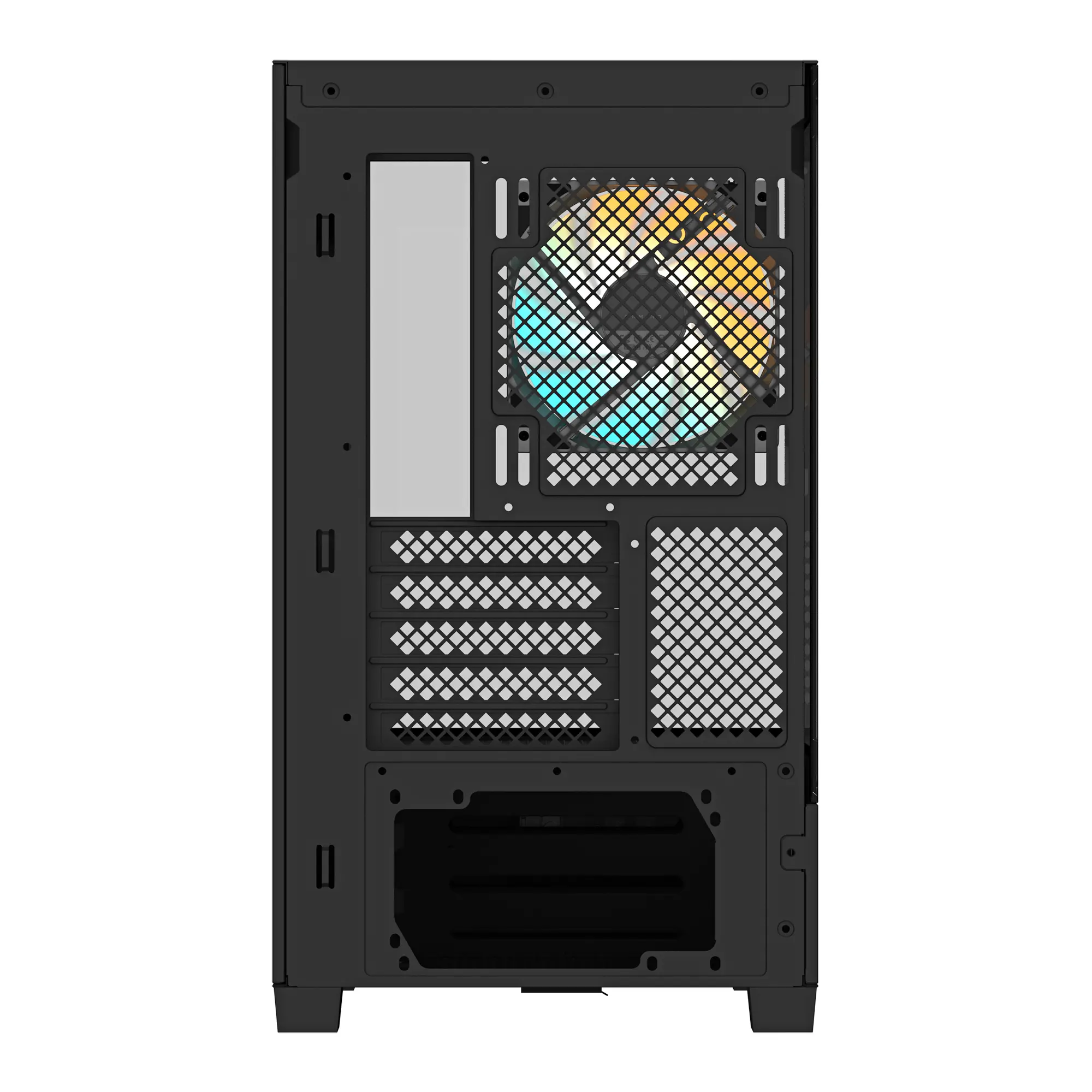 Кутия GIGABYTE C201 PANORAMIC + 3 ARGB Вентилатора - image 5