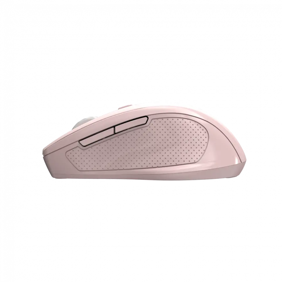 Canyon 6 buttons wireless 2.4Ghz mouse, MX8650A Sensor, DPI up to 1600,Injection case, 3 M life times left and right switches, 2xAAA battery, ABS material. Size: 105x71x40mm, Weight: 59g, Pink - image 4