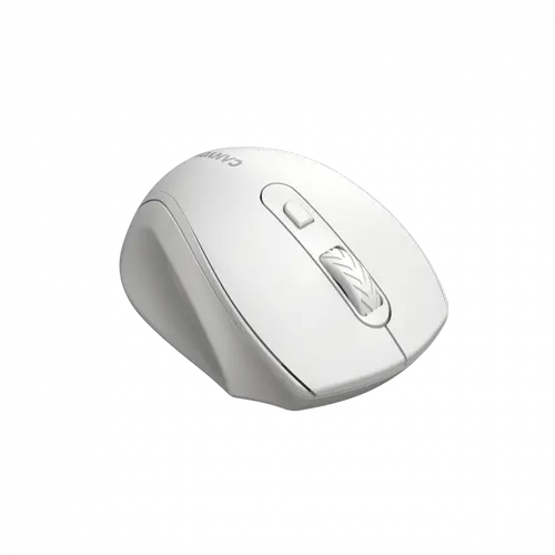 Canyon 6 buttons wireless 2.4Ghz mouse, MX8650A Sensor, DPI up to 1600,Injection case, 3 M life times left and right switches, 2xAAA battery, ABS material, Size: 105x71x40mm, Weight: 59g, white - image 1