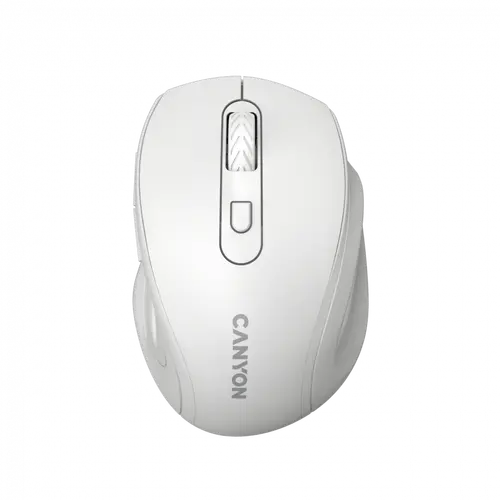 Canyon mouse wireless 2.4Ghz cu 6 butoane, senzor MX8650A, DPI până la 1600, carcasă injection, switch-uri stânga și dreapta cu durată de viață de - 1