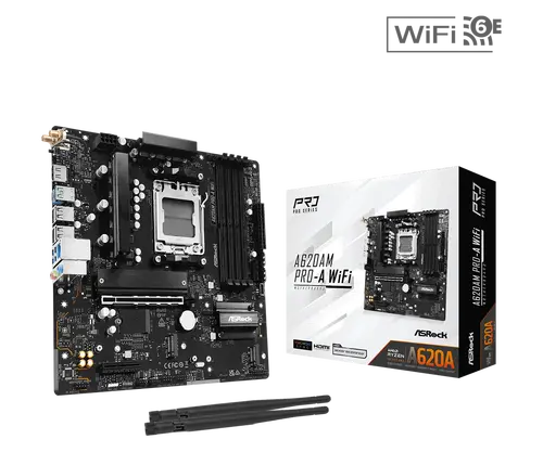 Μητρική πλακέτα ASRock A620AM PRO-A WIFI, AM5 - 4