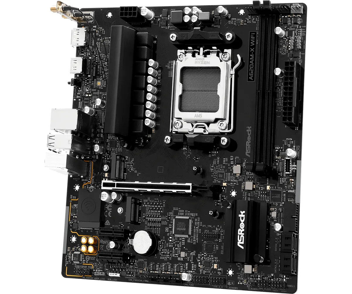 Дънна платка ASRock A620AM-X WIFI, AM5 - image 2