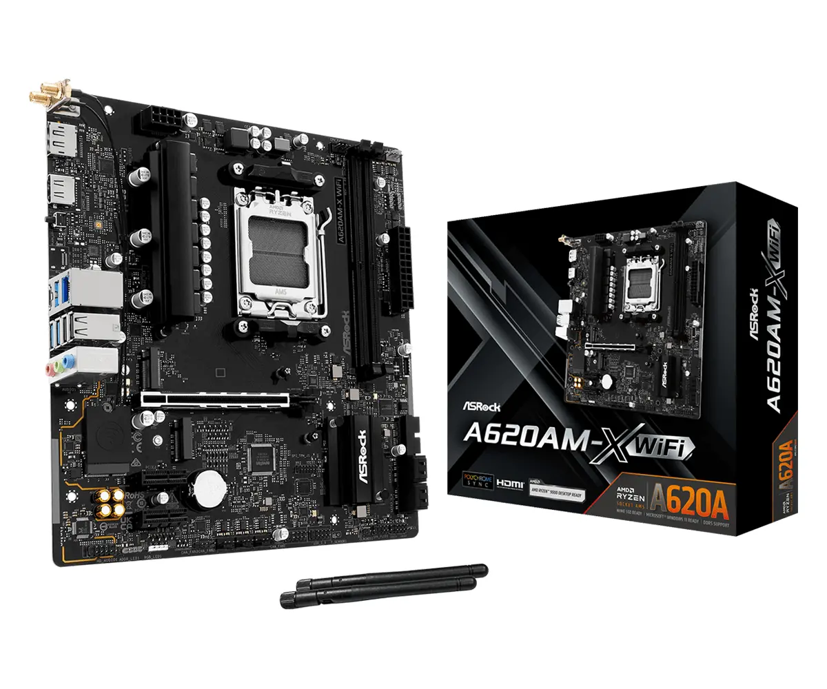 Дънна платка ASRock A620AM-X WIFI, AM5 - image 4