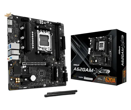 Дънна платка ASRock A620AM-X WIFI, AM5 - image 4