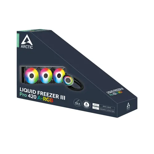Arctic υδρόψυξη Liquid Freezer III Pro 420 A-RGB Μαύρο - 6