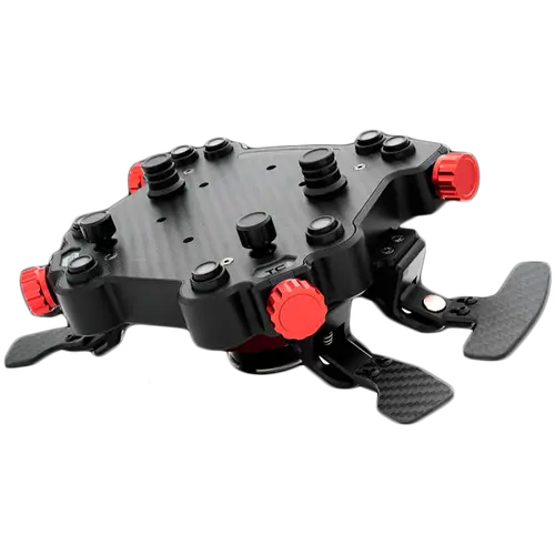 SIMAGIC GT1 Round Steering Wheel with GT Pro Hub(K)| Shifter & Clutch Paddles, Leather,QR70 Included. S207 - image 1