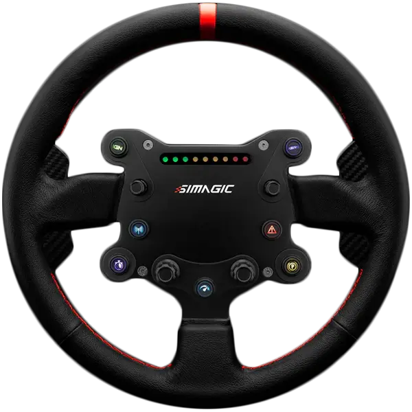 SIMAGIC GT Sport Volan, padele de schimbare a treptelor, Piele. S201