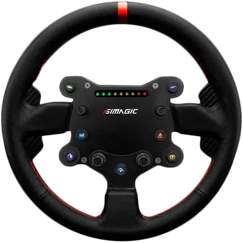 SIMAGIC GT Sport Steering Wheel, Shifter Paddles, Leather. S201