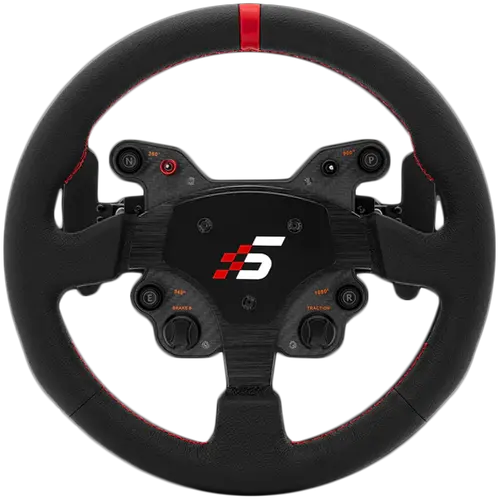 SIMAGIC GT1 Round Steering Wheel, Shifter Paddles, Leather, QR70 Included. S209