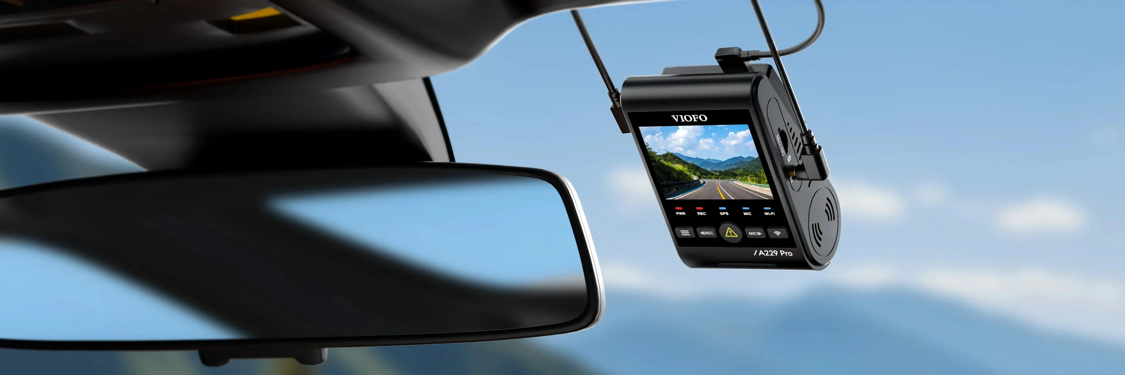 VIOFO Cameră video auto Dash Cam A229 Pro 3 Channel - 4K, HDR, Dual Sony STARVIS 2, GPS, Bluetooth - image 14