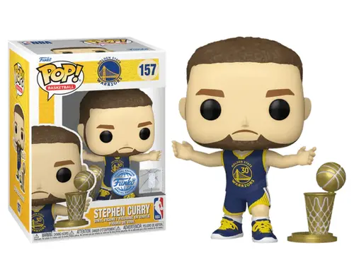 Фигурка Funko Pop! NBA: Golden State Warriors - Stephen Curry (Throwback) (Special Edition) #157 - image 3