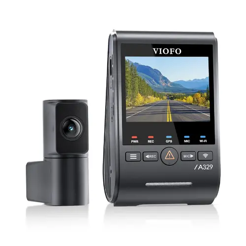 VIOFO Видеорегистратор Dash Cam A329S 2 Channel - 4K, HDR, Dual Sony STARVIS 2, GPS, Bluetooth, Wi-Fi 6 - image 1