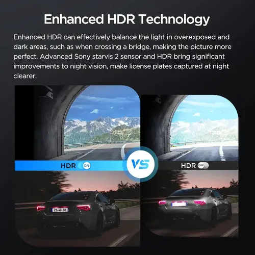VIOFO Cameră video auto Dash Cam VS1 - 2K, Sony STARVIS 2, card SD 32GB inclus, GPS, Bluetooth - 7