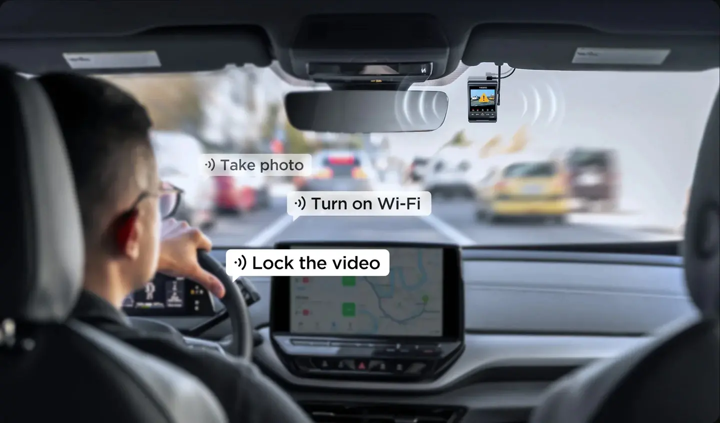 VIOFO Κάμερα αυτοκινήτου Dash Cam A329S 3 Channel - 4K, HDR, Triple Sony STARVIS 2, GPS, Bluetooth, FOV Fisheye Cabin - image 14