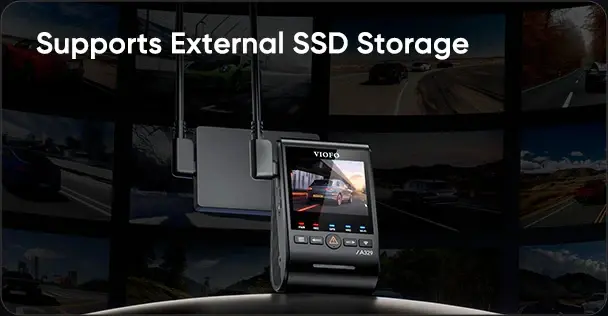 VIOFO Κάμερα αυτοκινήτου Dash Cam A329S 3 Channel - 4K, HDR, Triple Sony STARVIS 2, GPS, Bluetooth, FOV Fisheye Cabin - image 9