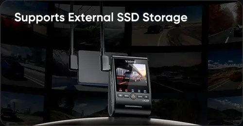 VIOFO Видеорегистратор Dash Cam A329S 3 Channel - 4K, HDR, Triple Sony STARVIS 2, GPS, Bluetooth, FOV Fisheye Cabin - image 9