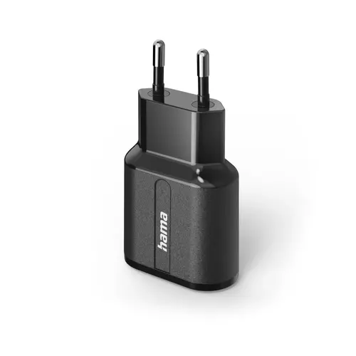 Încărcător HAMA 220V, 2 x USB-A, 12W, Negru - 5