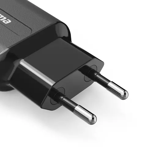 Зарядно HAMA 220V, 2 x USB-A, 12W, Черен - image 5