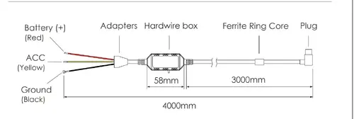 VIOFO Монтажен комплект Hardwire Kit - HK3 Mini USB - Low Voltage Battery Protection - image 10