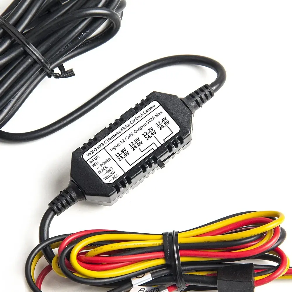 VIOFO Монтажен комплект Hardwire Kit - HK3 Mini USB - Low Voltage Battery Protection - image 3