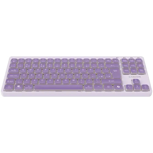 CANYON Keyboard OnType 10 Low Profile EN Wired Violet - image 1