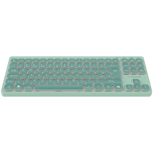 CANYON Keyboard OnType 10 Low Profile EN Wired Green - image 1
