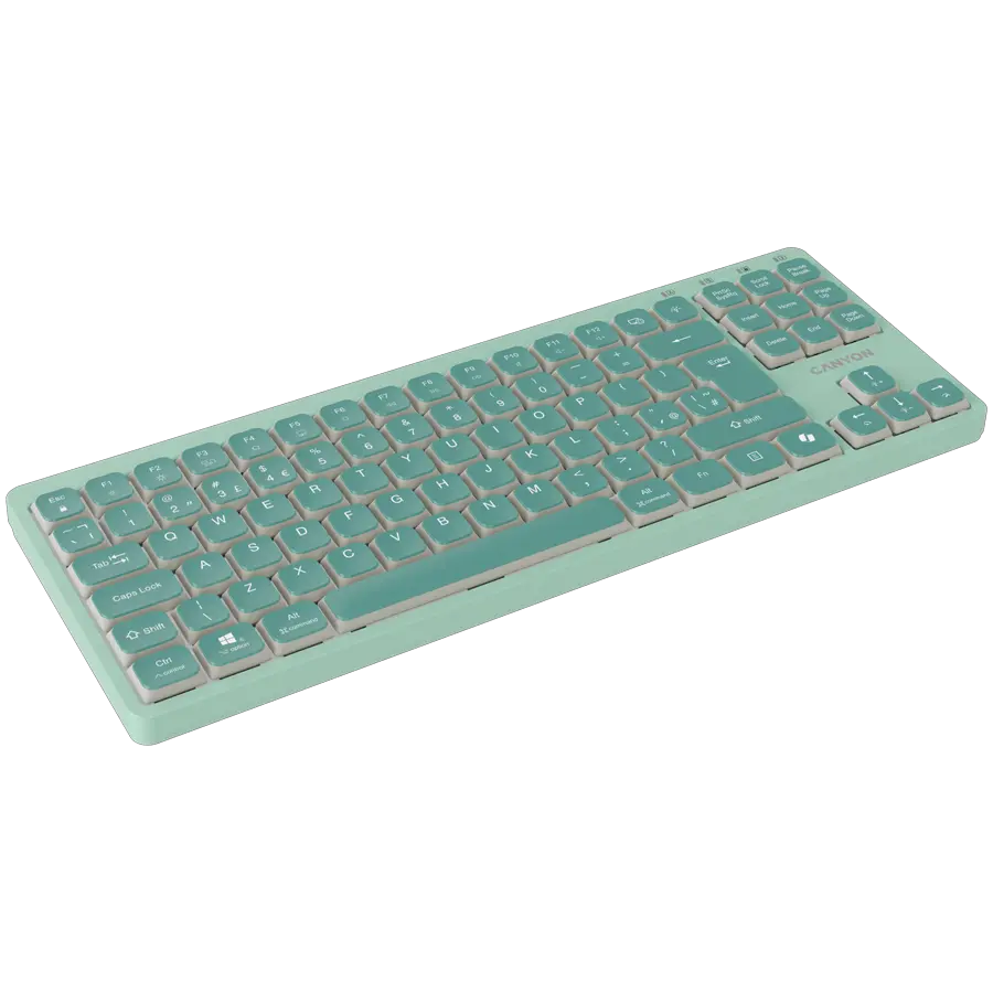CANYON Keyboard OnType 10 Low Profile EN Wired Green - image 2
