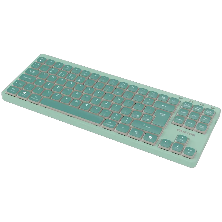 CANYON Keyboard OnType 10 Low Profile EN Wired Green - image 3