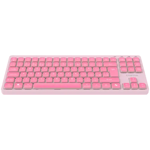 CANYON Keyboard OnType 10 Low Profile EN Wired Pink - image 1