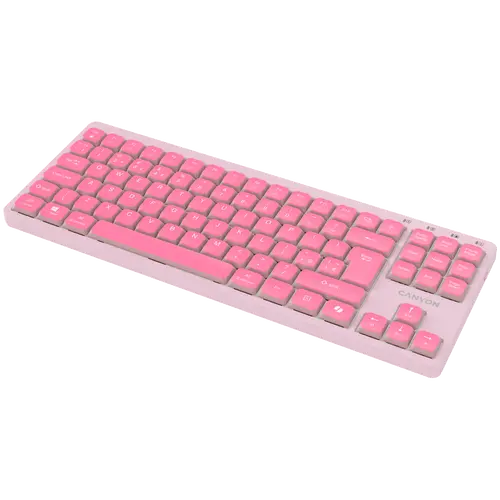 CANYON Keyboard OnType 10 Low Profile EN Wired Pink - image 3