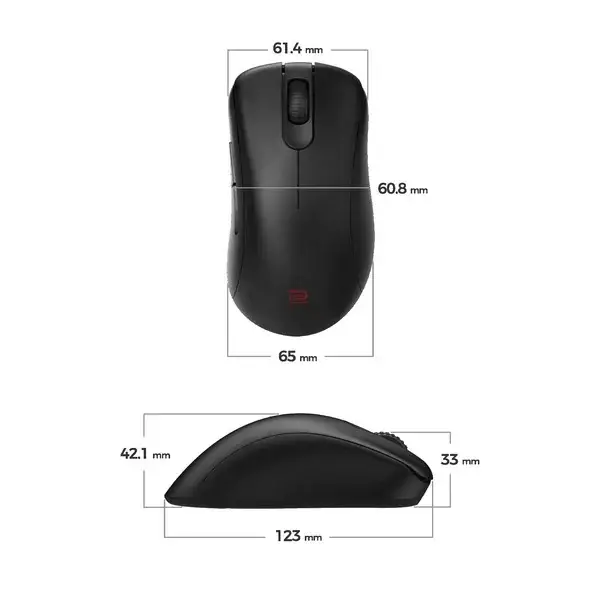 Геймърска безжична мишка ZOWIE EC2-DW 4K, Черен - image 6