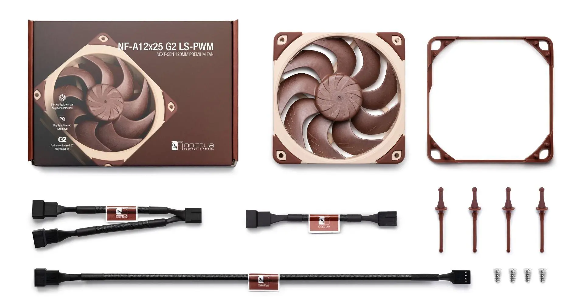 Noctua Вентилатор Fan 120mm A12x25 G2 LS-PWM - image 4